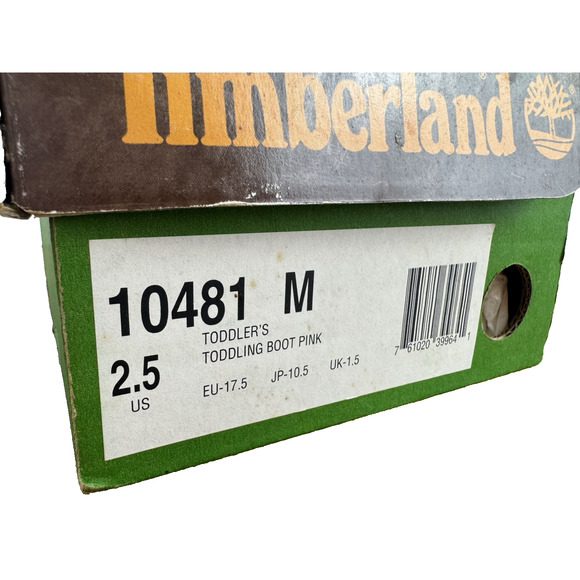 Timberland Boots Pink Size 2.5 Toddler Girls Toddling Boot - Picture 10 of 10